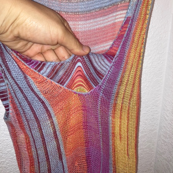 ANTHRO Cecilia Prado Reverie Knit Multicolor Dress SZ: Medium - Picture 4 of 15